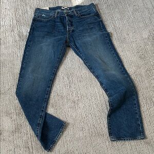 Abercrombie & Fitch Blue Slim Straight Jeans